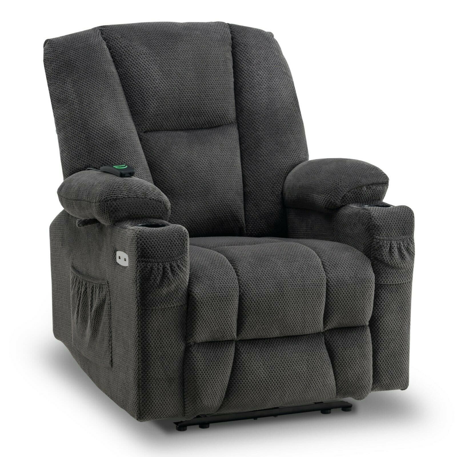 MCombo Electric PowerundefinedRecliner Chair with Massage Heat